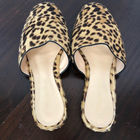 Gianvito Rossi Calf Skin Leopard slip on - Picture 5 of 8